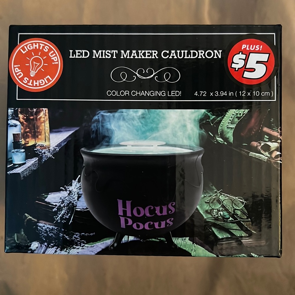 LED Mist Maker Cauldron